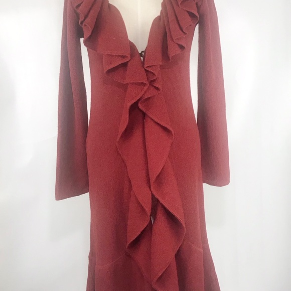 Beyond Threads Ruffle Duster Sweater Jacket - Picture 2 of 8